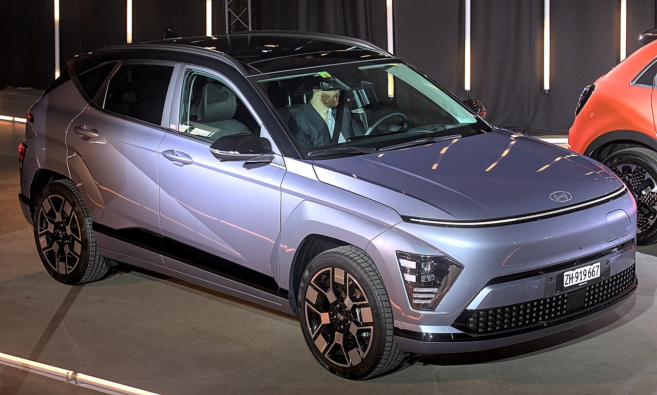 Grey Hyundai Kona Electric